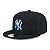 Boné New Era 5950 Fitted New York Yankees Tonal Koi Preto - Imagem 1