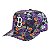 Boné New Era Skull And Roses 950A-Frame Boston Red Sox Roxo - Imagem 1