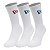 Kit 3 Pares de Meia Cano Longo New Era Branco - Imagem 1