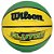 Bola de Basquete CLUTCH 295 Verde/Amarela - NBA Wilson - Imagem 1