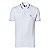 Camisa Polo Reserva Enxuto Friso Unico Branco e Marinho - Imagem 1