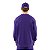 Moletom New Era Tonal Crew Los Angeles Lakers Roxo - Imagem 2