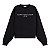 Moletom Tommy Hilfiger Fleece Feminino Preto - Imagem 4