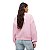 Moletom Tommy Hilfiger Fleece Feminino Rosa Claro - Imagem 2