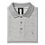 Camisa Polo Reserva Regular Listra Duo Masculino Cinza Claro - Imagem 3