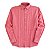 Camisa Social Reserva Manga Longa Linho Pienza Rosa Coral - Imagem 3