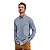 Camisa Social Reserva Manga Longa New Oxford Color Azul - Imagem 1