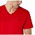 Camiseta Tommy Hilfiger Essential Cotton Gola V Vermelho - Imagem 4