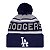 Gorro New Era Knit Los Angeles Dodgers Azul - Imagem 1
