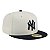 Boné New Era 5950 New York Yankees Off White e Preto - Imagem 3