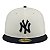 Boné New Era 5950 New York Yankees Off White e Preto - Imagem 2