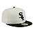 Boné New Era 5950 Chicago White Sox Off White e Preto - Imagem 3