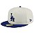 Boné New Era 5950 Los Angeles Dodgers Off White e Preto - Imagem 1
