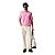 Camiseta Tommy Hilfiger Brand Love Masculino Rosa Claro - Imagem 3