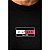 Camiseta Tommy Hilfiger Camiseta Brand Love Flag Preto - Imagem 4