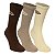Meia New Era 3 Pares Cano Longo Branded Sortido Bege - Imagem 3