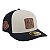 Boné New Era Quilted 5950 New York Yankees Marinho e Bege - Imagem 3