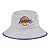 Bucket New Era Heathered Los Angeles Lakers Cinza - Imagem 1