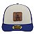 Boné New Era Quilted 5950 Los Angeles Dodgers Azul e Bege - Imagem 2