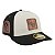 Boné New Era Quilted 5950 Chicago Bulls Preto e Bege - Imagem 3