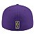 Boné New Era Quilted 5950 Los Angeles Lakers Roxo e Bege - Imagem 4