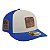 Boné New Era Quilted 5950 New York Kincks Azul e Bege - Imagem 3