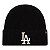 Gorro New Era Short Cuff Beanie Los Angeles Dodgers Preto - Imagem 1