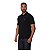 Camisa Polo Guess Silk Triangulo Puff Masculino Preto - Imagem 1