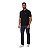Camisa Polo Guess Silk Triangulo Puff Masculino Preto - Imagem 3