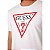 Camiseta Guess Triangulo Desgastado Masculino Branco - Imagem 5