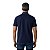 Camisa Polo Guess Silk Peito Frisos Gola Masculino Marinho - Imagem 2