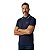 Camisa Polo Guess Silk Peito Frisos Gola Masculino Marinho - Imagem 1
