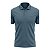 Camisa Polo Guess Silk Peito Frisos Gola Azul Petróleo - Imagem 3