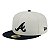 Boné New Era 5950 Atlanta Braves Off White Masculino - Imagem 1