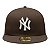 Boné New Era 5950 New York Yankees World Series 99 Marrom - Imagem 2