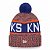 Boné New Era Knit New York Knicks Masculino Azul e Laranja - Imagem 2