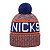 Boné New Era Knit New York Knicks Masculino Azul e Laranja - Imagem 3