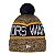 Gorro New Era Knit Golden State Warriors Amarelo e Marinho - Imagem 2