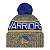 Gorro New Era Knit Golden State Warriors Amarelo e Azul - Imagem 1