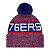 Gorro New Era Knit Philadelphia 76ers Azul e Vermelho - Imagem 3