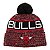 Gorro New Era Knit Chicago Bulls Vermelho e Preto - Imagem 1