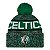 Boné New Era Knit Boston Celtics Preto e Verde - Imagem 1