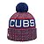 Gorro New Era Knit Chicago Cubs Azul e Vermelho - Imagem 3
