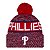 Gorro New Era Knit Philadelphia Phillies Vermelho - Imagem 1