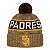 Gorro New Era Knit San Diego Padres Marrom e Amarelo - Imagem 1