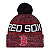 Gorro New Era Knit Boston Red Sox Vermelho e Preto - Imagem 1