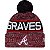 Gorro New Era Knit Atlanta Braves Vermelho - Imagem 1