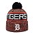 Gorro New Era Knit Detroit Tigers Laranja e Marinho - Imagem 1
