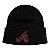 Gorro New Era Knit Chrome Atlanta Braves Masculino Preto - Imagem 1