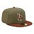 Boné New Era 5950 Color Pack Los Angeles Dodgers Verde Oliva - Imagem 3